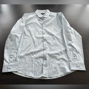 ✅NWT Alfani light blue Men’s size Large shirt.  Snap closures. Soft cotton!